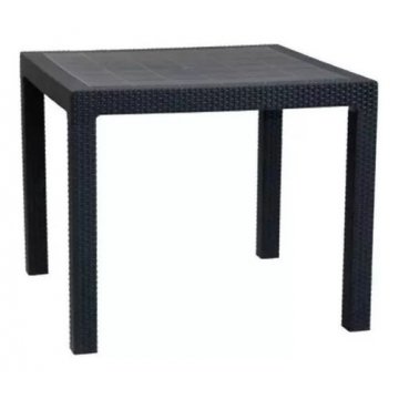 Mesa simil rattan 70 x 70 Alta