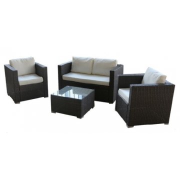 Set Rattan Molly Dark Grey